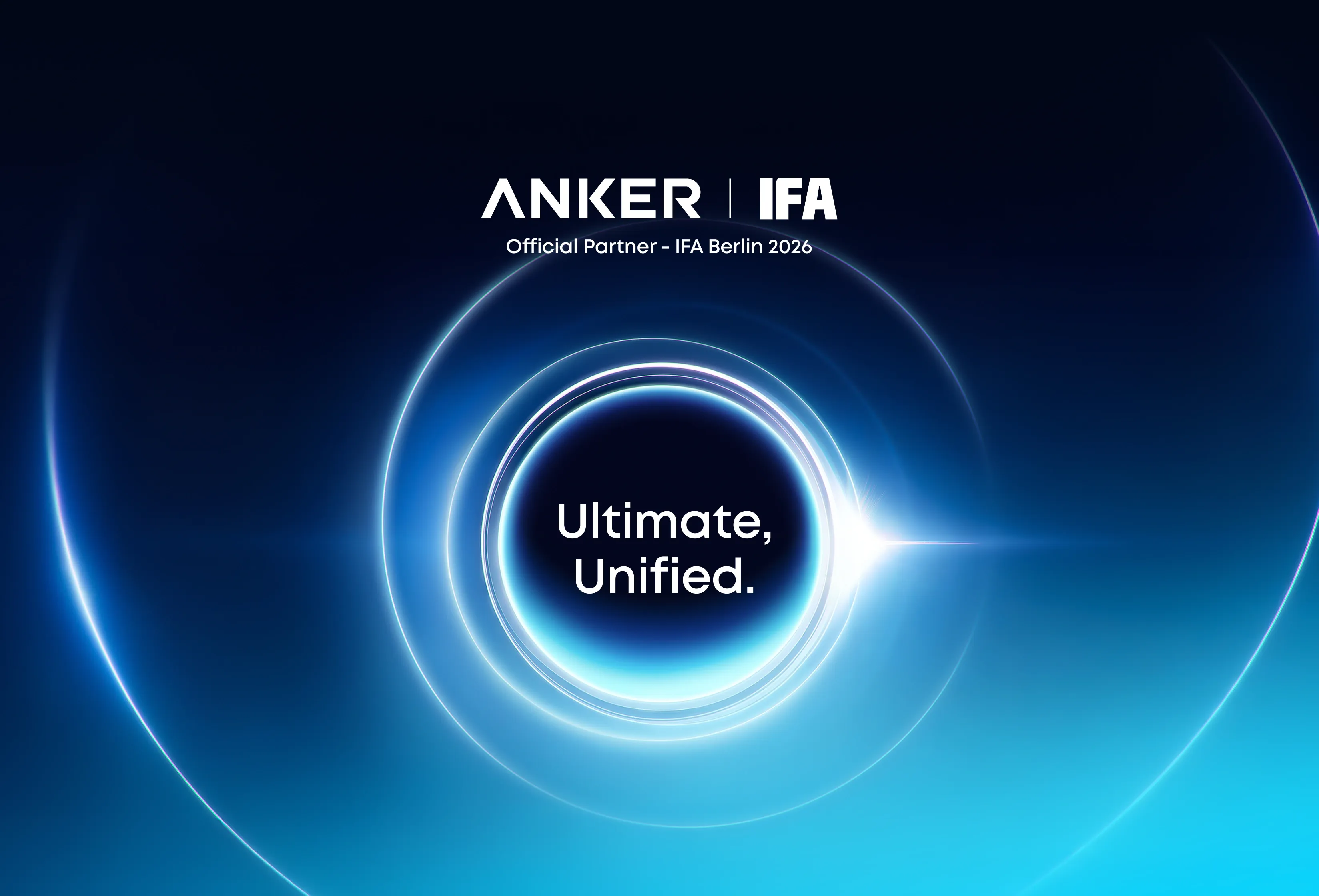 Anker and IFA Berlin 2026 partnership announcement, Ultimate Unified slogan